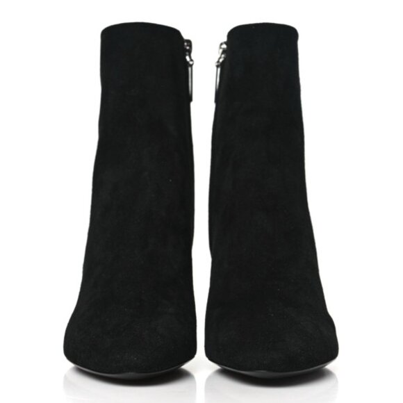NIB Saint Laurent Suede Loulou Ankle Zip Boot - Picture 4 of 7